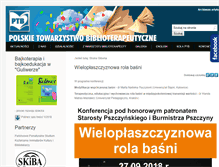 Tablet Screenshot of biblioterapiatow.pl